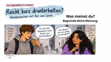 Vorschau - Stundenentwürfe - Richtig Händewaschen - AV - Gesundheit/ Hygiene - Seite 1