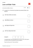 Vorschau - Arbeitsblätter - Wir gestalten eine ruhige Leseecke: Deutsch Lesen, Schreiben, Leseheft, Schreibheft und Arbeitsblätter mit Lösungen - Seite 3