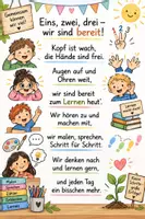 Vorschau - Fördermaterial/Inklusion - Reime und Sprüche für den Klassenalltag - Seite 1