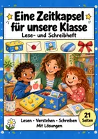 Vorschau - Arbeitsblätter - Schule und Gemeinschaft: 10 Lesehefte und Schreibhefte mit Arbeitsblättern und Lösungen - Seite 1