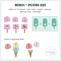 Voorbeeld - Breuken - spelvorm ijsjes - Voorblad