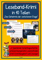 Vorschau - Arbeitsblätter - Leseband - Tandemlesen, Lesetheater, Würfellesen - Deckblatt