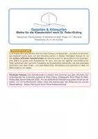 Vorschau - Arbeitsblätter - Mathe-Workbook & Projekt: Gezeiten & Kitesurfen – Mathe für die Klassenfahrt nach St. Peter-Ording (Klasse 10 bis Oberstufe) - Deckblatt