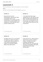 Vorschau - Arbeitsblätter - Lesespaziergang Herbst – Klasse 3/4 - Seite 3