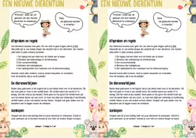 Voorbeeld - Oppervlaktematen - een nieuwe dierentuin - Pagina 1
