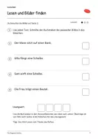 Vorschau - Arbeitsblätter - Die fliegende Scheibe: Deutsch Lesen, Schreiben, Leseheft, Schreibheft und Arbeitsblätter mit Lösungen - Seite 3