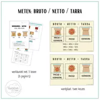 Voorbeeld - Bruto,netto en tarra - werkbundel en wandplaat - Voorblad