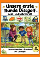 Vorschau - Arbeitsblätter - Unsere erste Runde Discgolf: Deutsch Lesen, Schreiben, Leseheft, Schreibheft und Arbeitsblätter mit Lösungen - Deckblatt