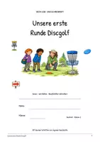 Vorschau - Arbeitsblätter - Unsere erste Runde Discgolf: Deutsch Lesen, Schreiben, Leseheft, Schreibheft und Arbeitsblätter mit Lösungen - Seite 1