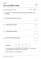 Vorschau - Arbeitsblätter - Mit Langlaufskiern durch den Schnee: Deutsch Lesen, Schreiben, Leseheft, Schreibheft und Arbeitsblätter mit Lösungen - Seite 3