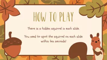 Προεπισκόπηση - Παρουσιάσεις - 🐿️ Find the Squirrel! – A Fun Visual Game - Σελίδα 1
