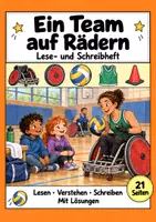 Vorschau - Arbeitsblätter - Ein Team auf Rädern: Deutsch Lesen, Schreiben, Leseheft, Schreibheft und Arbeitsblätter mit Lösungen - Deckblatt