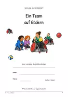 Vorschau - Arbeitsblätter - Ein Team auf Rädern: Deutsch Lesen, Schreiben, Leseheft, Schreibheft und Arbeitsblätter mit Lösungen - Seite 1