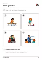 Vorschau - Arbeitsblätter - Ein Team auf Rädern: Deutsch Lesen, Schreiben, Leseheft, Schreibheft und Arbeitsblätter mit Lösungen - Seite 2