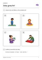 Vorschau - Arbeitsblätter - Sport und Balance: 5 Lesehefte und Schreibhefte mit Arbeitsblättern und Lösungen - Seite 3