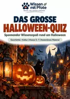 Vorschau - Arbeitsblätter - Das große Halloween-Quiz | Kostenloses Material Klasse 5–7 - Deckblatt