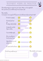Voorbeeld - Rapport voor de juf of meester - Pagina 2