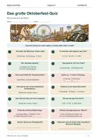 Vorschau - Arbeitsblätter - Materialpaket Feste im Herbst | Halloween & Oktoberfest | Medium Bundle Klasse 5–7 - Seite 1