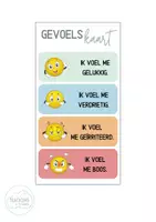 Voorbeeld - Gevoelskaart - emoties aangeven - Pagina 1