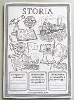 anteprima - Schede informative - Copertina per il quaderno di Storia (seconda media) - Pagina di copertina