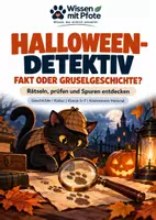 Vorschau - Arbeitsblätter - Halloween-Detektiv – Fakt oder Gruselgeschichte? | Kostenloses Material - Deckblatt