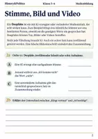 Vorschau - Arbeitsblätter - Deepfakes Arbeitsheft Klasse 5–6 - Seite 1