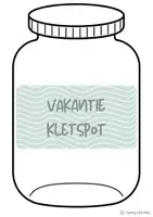 Voorbeeld - Vakantie kletspot - spreken over de vakantie - Pagina 1