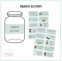 Voorbeeld - Vakantie kletspot - spreken over de vakantie - Voorblad