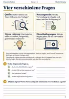 Vorschau - Arbeitsblätter - KI und Urheberrecht Arbeitsheft Klasse 5–6 - Seite 1