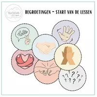 Voorbeeld - Begroetingen - start van de schooldag - Voorblad