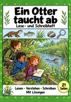 Vorschau - Arbeitsblätter - Schule, Sport und Wasserwelten: 25 Lesehefte und Schreibhefte mit Arbeitsblättern und Lösungen - Seite 1