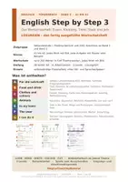 Vorschau - Arbeitsblätter - SPF ASO English Step by Step 3 – Das Wortschatzheft - Seite 1