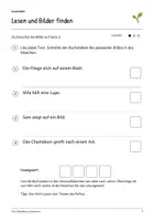 Vorschau - Arbeitsblätter - Das Chamäleon auf dem Ast: Deutsch Lesen, Schreiben, Leseheft, Schreibheft und Arbeitsblätter mit Lösungen - Seite 3
