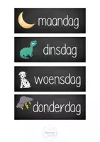 Voorbeeld - Klasthema "krijt" - dagritmekaarten en kalender - Pagina 3