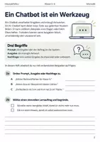 Vorschau - Arbeitsblätter - KI-Chatbots nutzen Arbeitsheft Klasse 5–6 - Seite 1