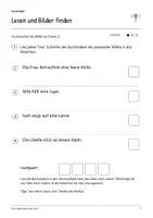 Vorschau - Arbeitsblätter - Die Libelle über dem Teich: Deutsch Lesen, Schreiben, Leseheft, Schreibheft und Arbeitsblätter mit Lösungen - Seite 3