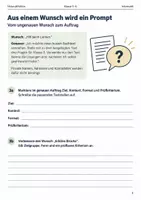 Vorschau - Arbeitsblätter - Gute Prompts schreiben Arbeitsheft Klasse 5–6 - Seite 2