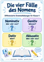 Vorschau - Unterrichtsreihen - Arbeitsblätter - Die vier Fälle des Nomens - Unterrichseinheit - Deckblatt