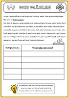Vorschau - Arbeitsblätter - Wahlgrundsätze Klassensprecherwahl - Seite 1