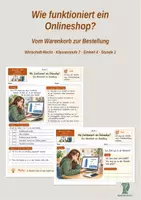 Vorschau - Stundenentwürfe - Kaufen im Internet – 5 Stunden und Lernkontrolle | Wirtschaft-Recht Klasse 7 - Seite 1