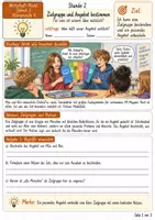 Vorschau - Stundenentwürfe - Zielgruppe und Angebot bestimmen | Geschäftsidee entwickeln | Wirtschaft–Recht Klasse 8 - Seite 1
