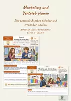 Vorschau - Stundenentwürfe - Marketing und Vertrieb planen | Geschäftsidee entwickeln | Wirtschaft–Recht Klasse 8 - Deckblatt