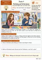 Vorschau - Stundenentwürfe - Marketing und Vertrieb planen | Geschäftsidee entwickeln | Wirtschaft–Recht Klasse 8 - Seite 1