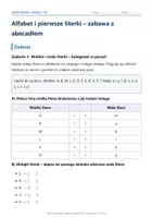 zapowiedź - 🔤 Alfabet i pierwsze literki – zabawa z abecadłem (klasa 1) - obwoluta