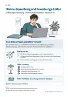 Vorschau - Stundenentwürfe - Online-Bewerbung & Bewerbungs-E-Mail – Bewerbung digital | Deutsch Klasse 10–11 - Deckblatt