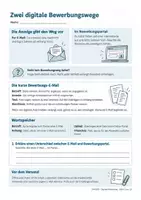 Vorschau - Stundenentwürfe - Online-Bewerbung & Bewerbungs-E-Mail – Bewerbung digital | Deutsch Klasse 10–11 - Seite 1