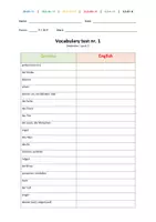 Vorschau - Test - Notting Hill Gate 5 (Ausgabe ab 2022) - Vokabeltest (Materialpaket) - Seite 1