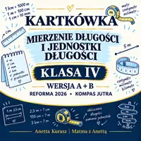 zapowiedź - Kartkówka IV - Mierzenie długości i jednostki Grupa A - obwoluta