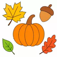 Vorschau - Mal- und Bastelvorlagen - Prickelvorlagen Herbst - Seite 1