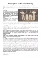 Vorschau - Arbeitsblätter - Kriegstagebuch eines Soldaten im 1. Weltkrieg - Deckblatt
